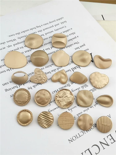 Металлический универсальный свитер, кардиган, пижама, аксессуар, простой и элегантный дизайн