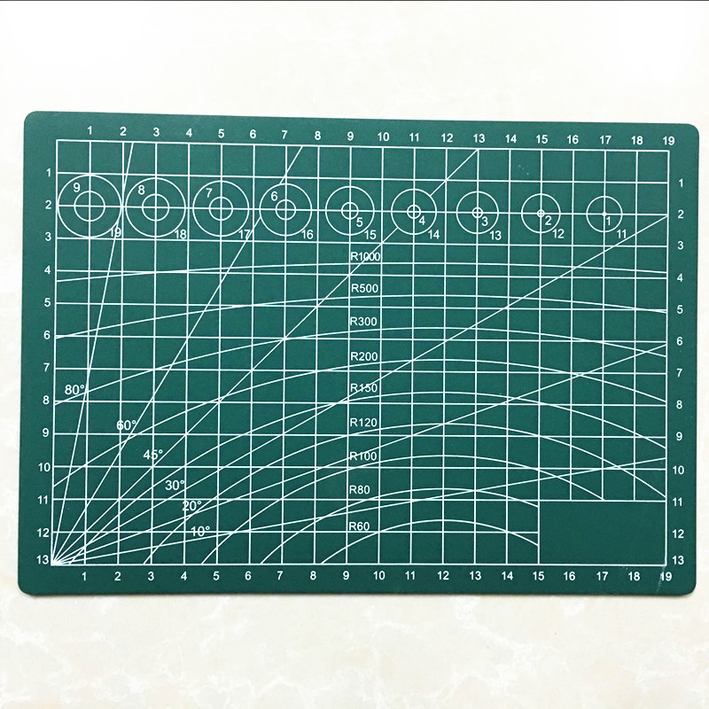 Dragon A5 cutting base plate DIY handmade model base plate pvc material 210mm * 148mm (thick 3mm)
