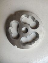 42#Germany imported 3 hole flower round knife meat grinder accessories Meat grinder disc hole plate grate cross knife