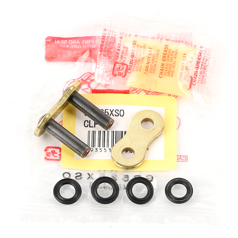 Japan RK520XSO 525GXW ZXW locomotive color oil seal chain button riveted buckle joint to live