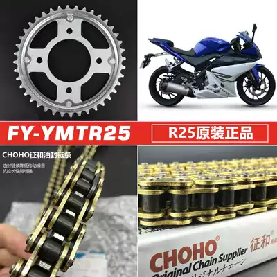 Suitable for flying eagle R25 FY250G locomotive front and rear large sprocket sprocket three-piece chain and oil seal chain