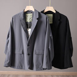 DEESMANCE Hasegawa ກະເປົ໋າກະເປົ໋າຂະໜາດນ້ອຍແບບຍີ່ປຸ່ນ Retro Loose Off-Shoulder Functional Wind Thin Coat Jacket