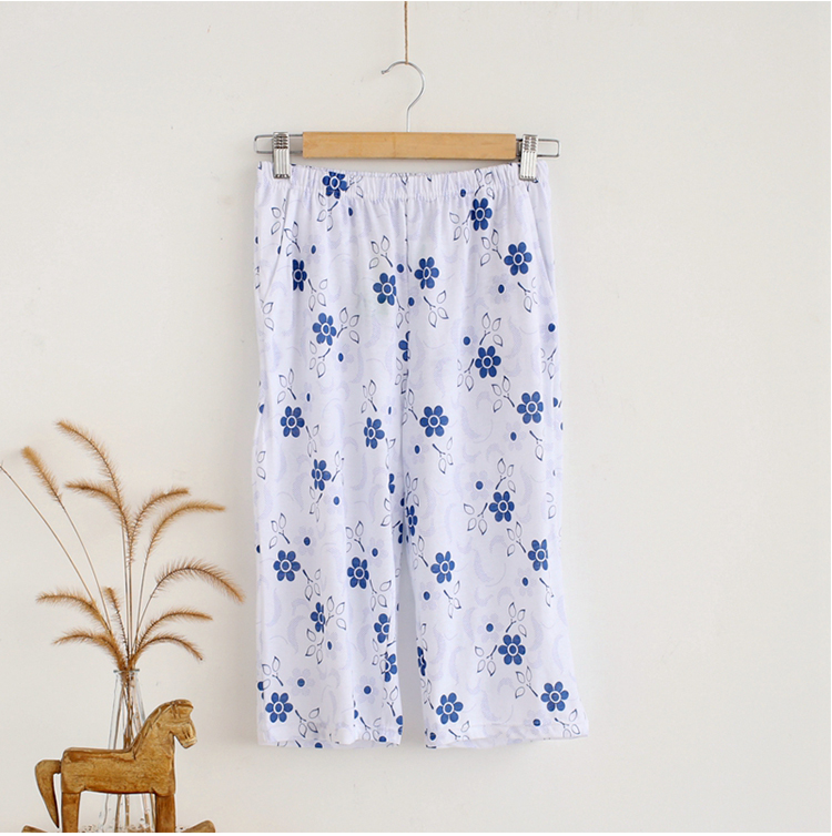 AB đồ lót mẹ trung niên lỏng lẻo mùa hè quần ngủ cotton phụ nữ kích thước lớn quần nhà giản dị quần sịp