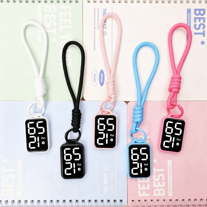 New Back-To-School Gift Package with Pendant Led Digital Electronic Watch, Fashionable Casual Touch-Screen Electronic Watch for Male and Female Students