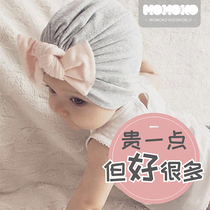 Bow baby hat Spring and autumn newborn Summer boneless princess hat Infant female baby fontanelle cute fetal hat