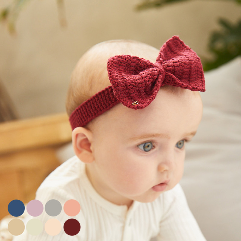 Original cute super cute baby hair with summer hair line big butterfly knot infant halogen door hair adorned with female baby head decoration