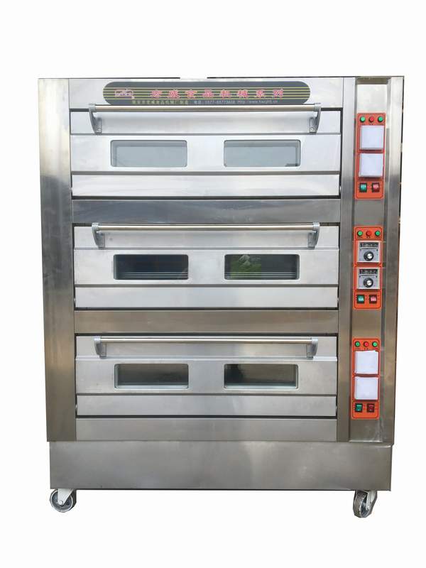 Supply of three-layer six-pan electric oven Automatic control of warm oven bread cake commercial baking equipment manufacturer direct