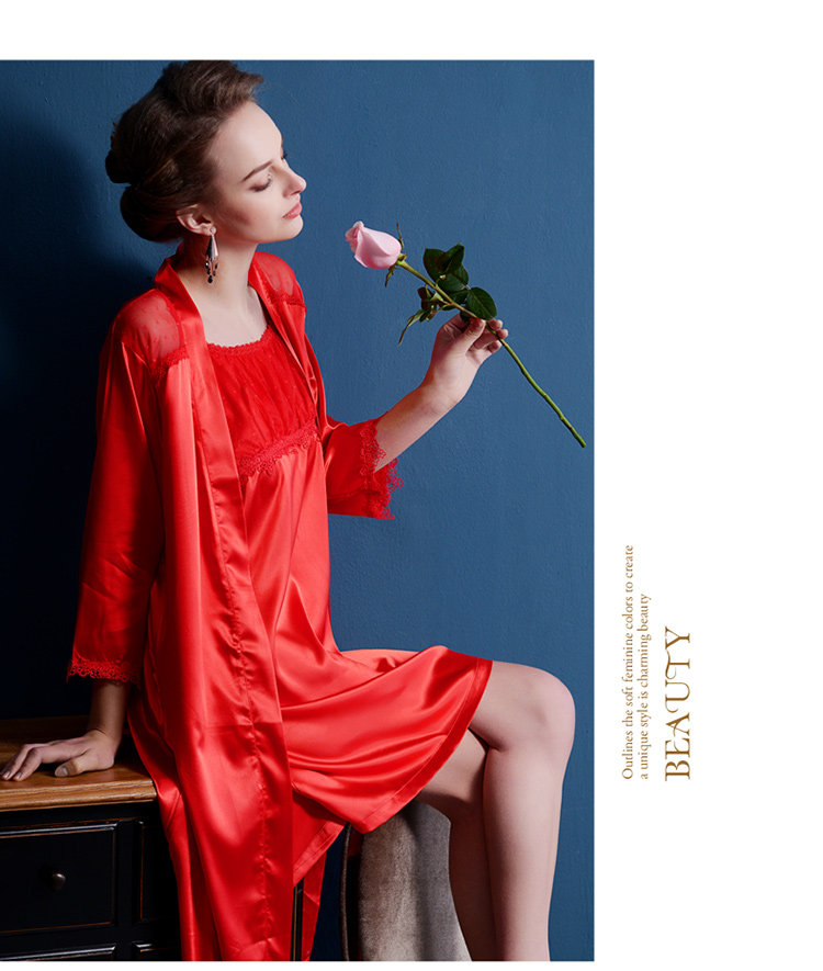 Peignoir jeunesse Silk deux pièces - Ref 595130 Image 12