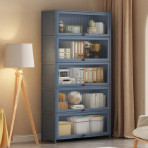 Nordic childrens bookshelf bookcase living room solid wood storage cabinet simple home kitchen storage cabinet display cabinet storage cabinet