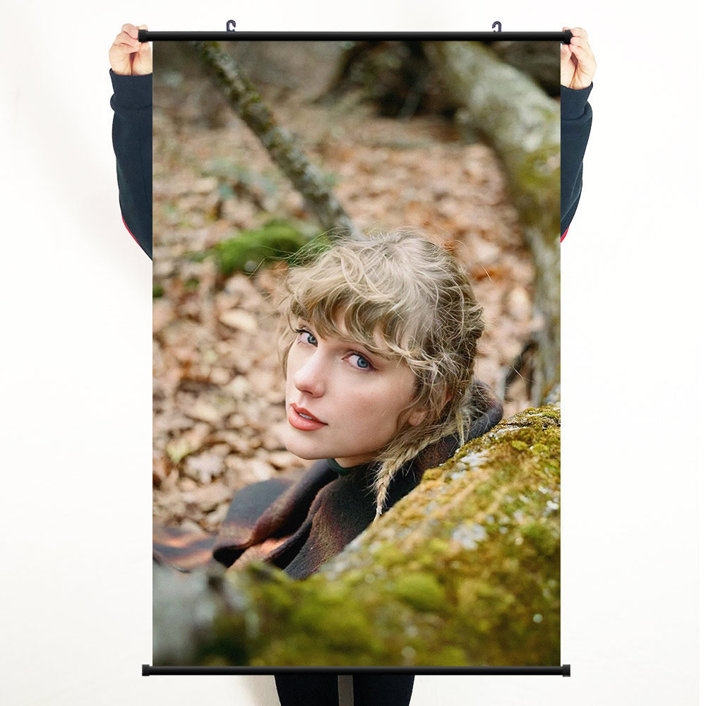 Taylor Swift Evermore Poster Hanging Painting Star Surrounding Moldy Cloth Waterproof Scroll Painting