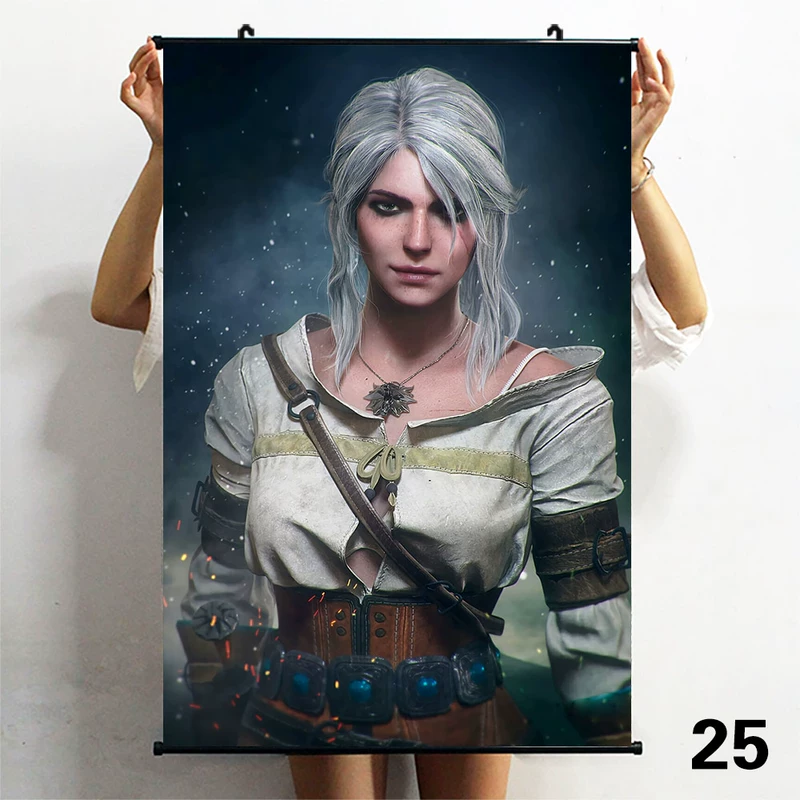 Sorcerer Game Poster Tranh Sorcerer 3 Hunting Hilary White Wolf Gerlot Ye Nafite Lisi Scroll Tranh - Game Nhân vật liên quan