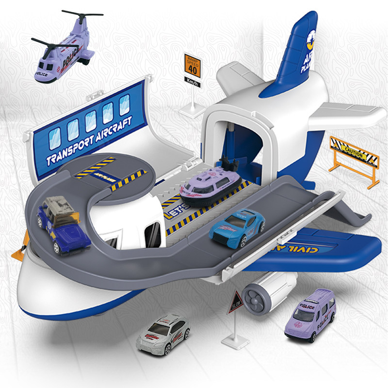 Children Toy Airplane Boy Little Car Suit Fire Engineering Car Class Puzzle Boy 3-year-4-6 Oversize resistant