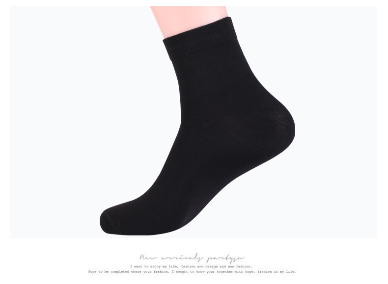 6 đôi vớ nam Langsha vớ trong ống nam vớ cotton khử mùi mồ hôi nam bốn mùa thể thao vớ 100% cotton tất cao cổ nam