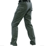 Мужские демисезонные тактические эластичные дорожные износостойкие штаны, облегающий крой