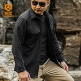 Дорожная тактическая удерживающая тепло бархатная рубашка, осенний вкладыш