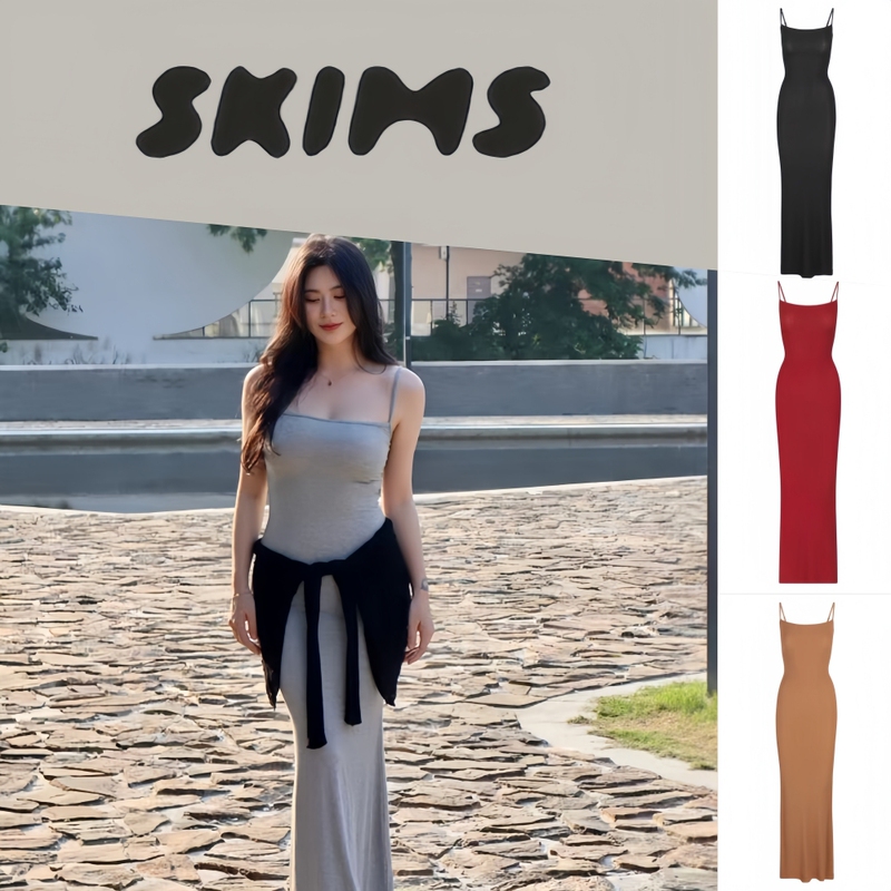 American Authentic Skims Classic Kardashian's Same Sexy Sexy Slim Hip-Hugging Dress Suspender Long Skirt