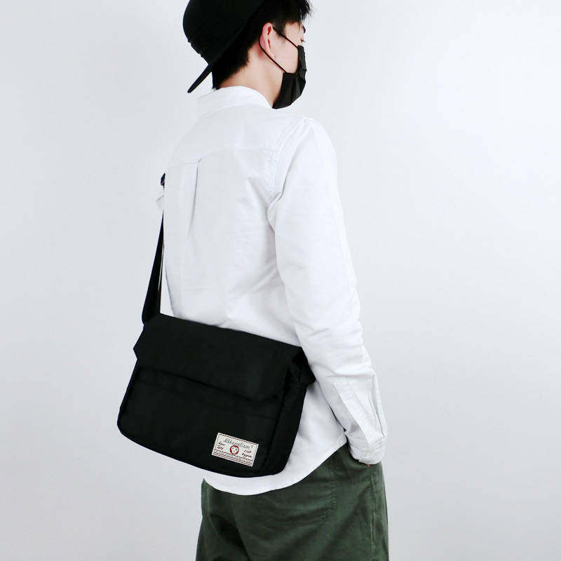 Slipper bag male tide bag bag men's bag canvas mailbag day department simple retro backpack student single shoulder bag
