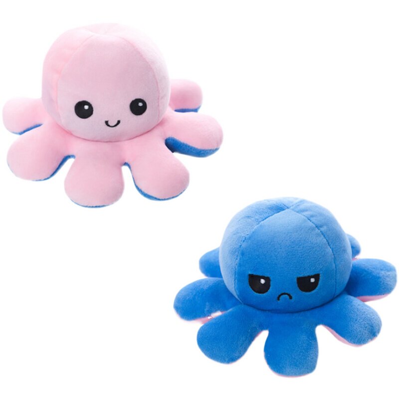 Cute double-sided doll, octopus, Birthday gift