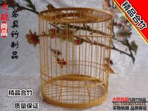 Painting Brow Cage Bamboo Products New Tianjin Cage Synthetic Bamboo Polished Bird Cage Subpure Handmade Boutique Bird Cage