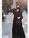 Large size French high-end lace hollow dress for women with spring design and slimming fishtail dress for fat mm