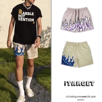 American Boomer Flame Joint Sports Shorts Summer Speed Dry Breathable Basketball Fitness Muscle INS Wind 40% Pants