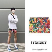 ee mesh American However kneecap fitness shorts men sports 40% pants European and American tides Breathable Speed Dry Basketball Pants