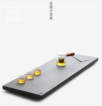 Shiliju Wu Jinshi tea tray Simple household art stone tea table Simple large natural stone tea sea