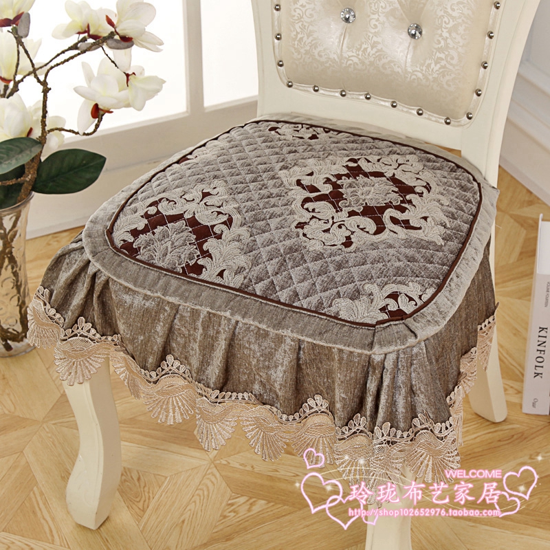 Ghế ăn mới đệm đơn giản hiện đại Châu Âu đệm rắn màu bàn lanh và ghế đệm phần mỏng chống trượt bốn mùa phân mat - Ghế đệm / đệm Sofa đệm ghế gỗ phòng khách đẹp