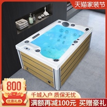 Outdoor villa pool spa spa bath adult home surf massage super large intelligent thermostatic spring heating
