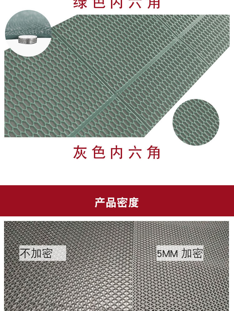 Thảm phòng tắm nhà vệ sinh thảm vệ sinh thảm nhựa thảm rỗng thảm PVC cửa thảm thảm xốp cho be 60x60