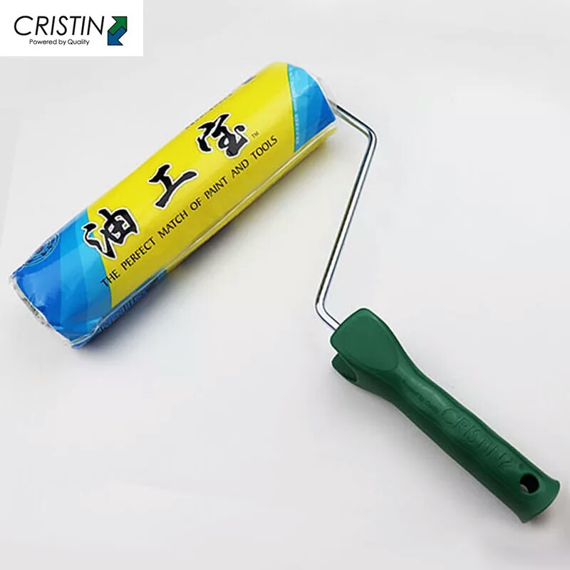 Christine 9 inch oil worker treasure roller wall latex paint roller brush paint fine hair roller paint brush