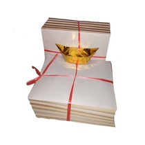 Sacrificial supplies 21*25 cm gold paper burning paper yuanbao paper folding paper gold yuanbao paper money paper 1000 sheets