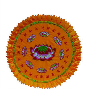 Lotus Pouquet thickened kneeling mat yoga for sitting and embroidered cushion lotus cushion cushion