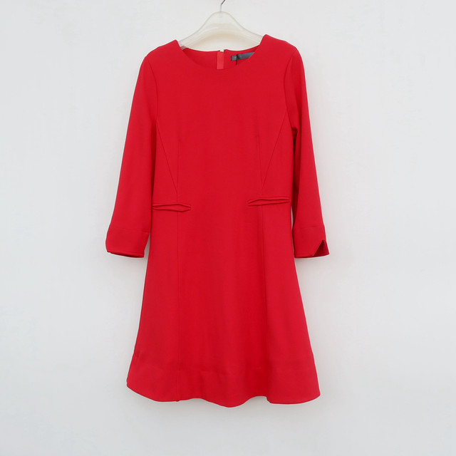 Counter genuine broken size heavy ice silk knitted dress