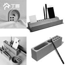 Nordic Creative Personality Versatile Student Pen Holder Containing Name Sheet Box Mobile Phone Bracket Book Room Desk Face Decoration