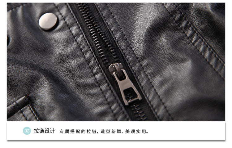 Veste pour fille en cuir - Ref 2158487 Image 34