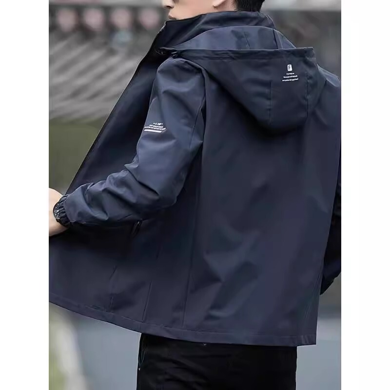 Pierre Cardin High-End Jacket Men's Spring and Autumn New Casual Workwear High-End Men's Waterproof Jacket