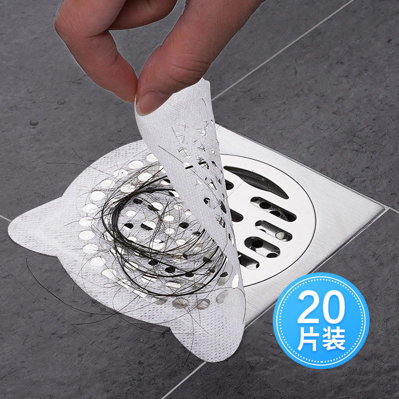 Stop Hair Net Disposable Floor Drain Filter Stick Sewer Filter filter Makeup Room Hair Shower Room BATHROOM ANTI-HAIR