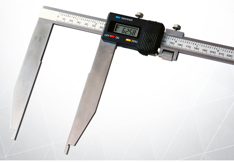 Shanghai Hengliang extended claw CNC video ruler 0-300 claw length 150mm pipe outer diameter diameter measurement caliper