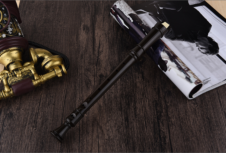 Nhạc cụ Suzuki SRG-405 trẻ em clarinet Tiếng Đức tám lỗ treble nâu đen tiêu chuẩn 8 lỗ - Nhạc cụ phương Tây vĩ cầm