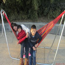 Canvas Hammock Special New Canvas Bend Bend Hammock Factory Direct Outdoor Indoor Creative Swing Anti-rollover Hammock