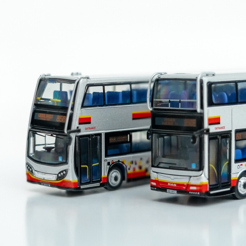 1/120 Singapore Bus Smrt Adl E500 Man A95 Metal Model