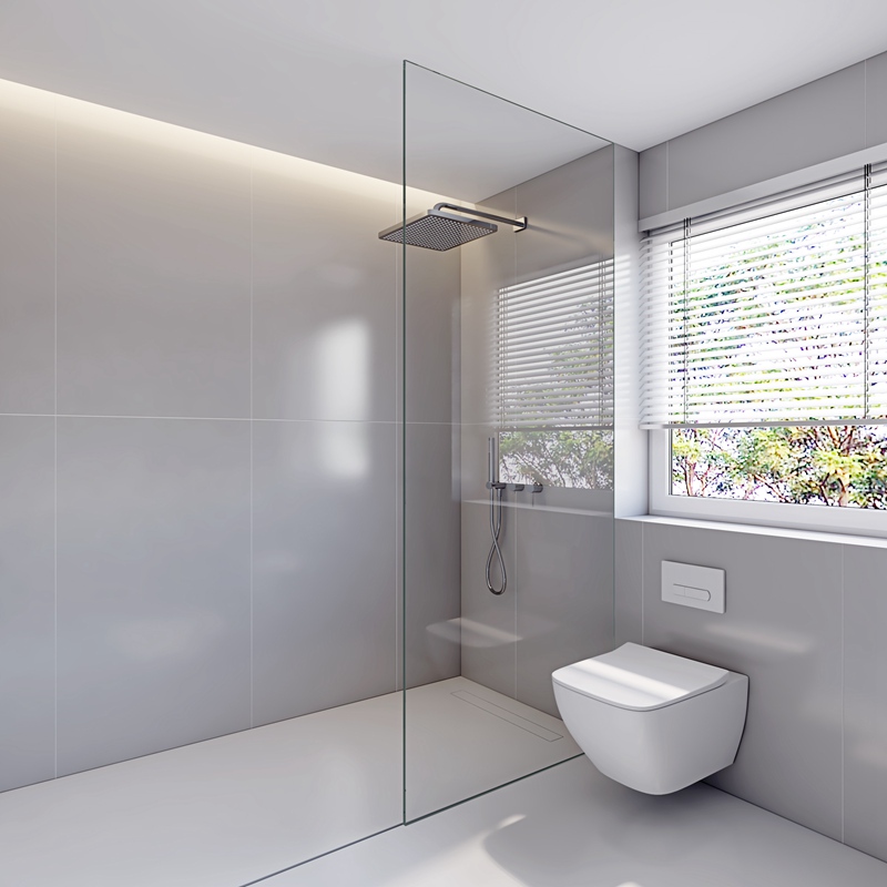 Internet Celebrity Shower Room Half Partition Bathroom Glass Door Normcore Frameless Sunken Barrier-Free Bathroom Extremely Narrow Bath Screen Internet Celebrity Shower Room Half Partition Bathroom Glass Door Normcore Frameless Sunken Barrier-Free Bathroom Extremely Narrow Bath Screen
