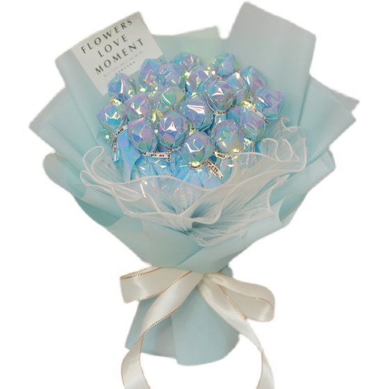 Lollipop bouquet, finished candy, sugary cartoon starry sky, a good-looking Valentine’s Day gift for your girlfriend and best friend