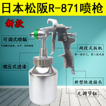 New Matsuzaka R-871 high pressure colorful spray paint gun can spray latex paint and high concentration paint wall paint