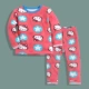 Bộ đồ lót nhiệt cho bé cộng với nhung dày cho bé Quần áo mùa xuân bé trai và bé gái quần áo mùa thu đồ ngủ 1-6 tuổi