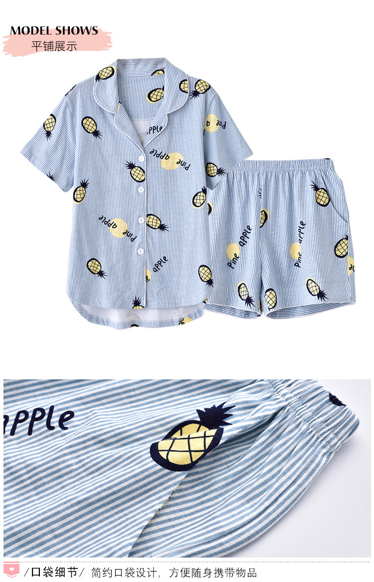 Pyjama pour femme      en Coton à manches - Ref 2994467 Image 73