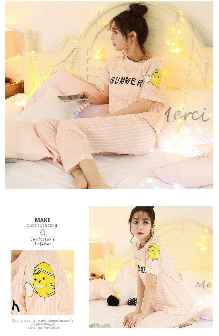 Pyjama pour femme      en Coton à manches - Ref 2994467 Image 188