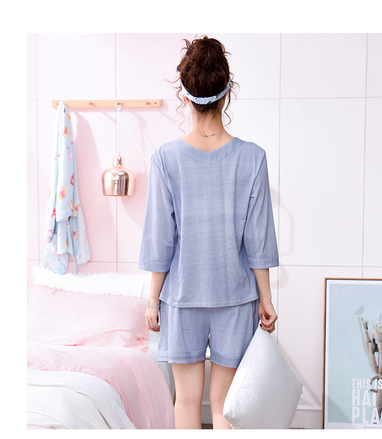 Pyjama pour femme      en Coton à manches - Ref 2994467 Image 54