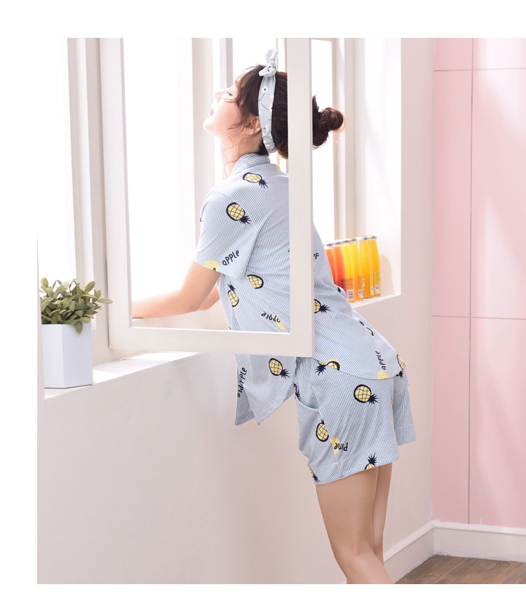 Pyjama pour femme      en Coton à manches - Ref 2994467 Image 68